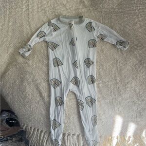 Kyte Aloe Rainbow Footie, 0-3